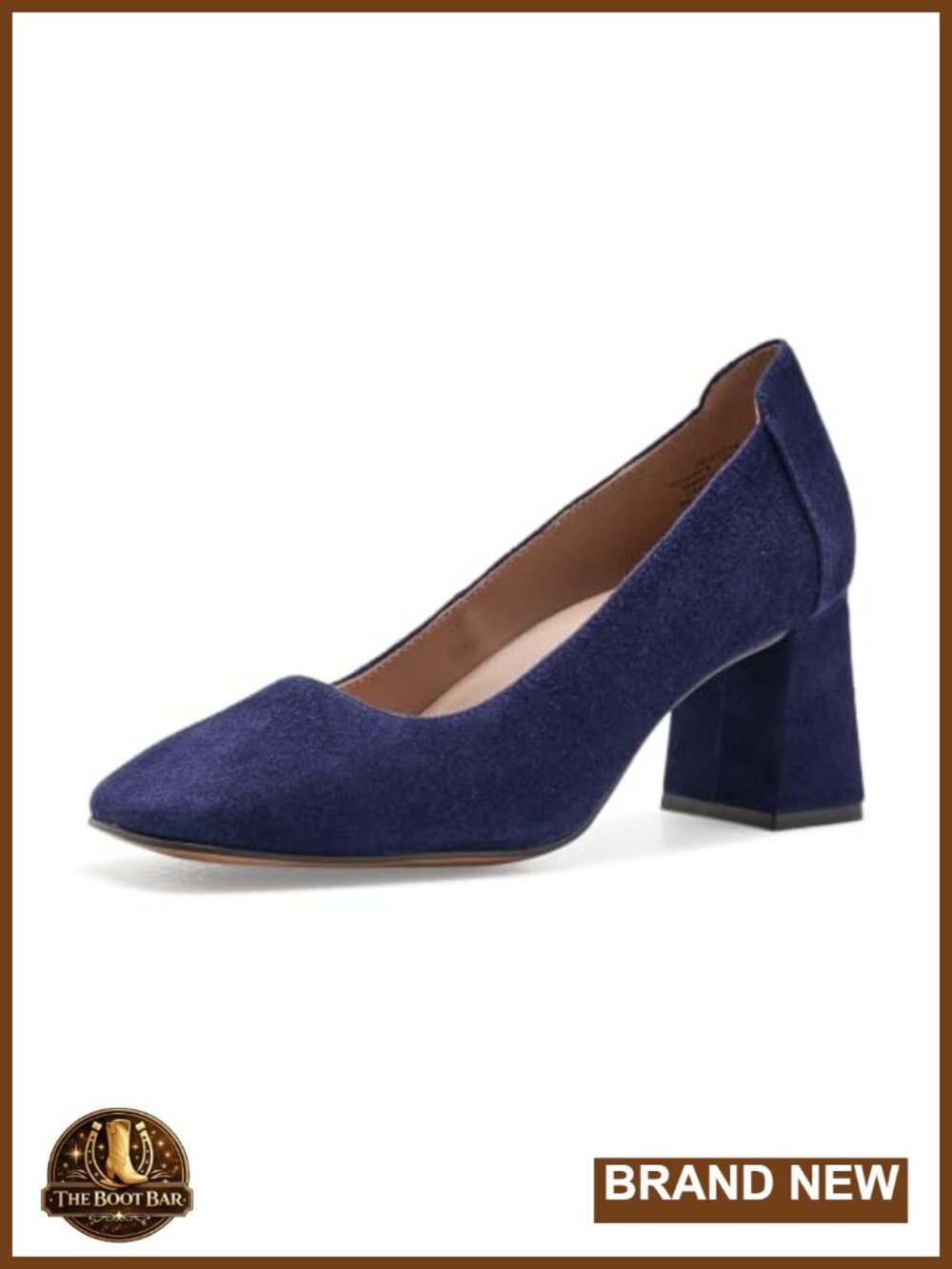 Haircalf & Patent Leather Classic Pump 2.75-Inch Heel Round Toe